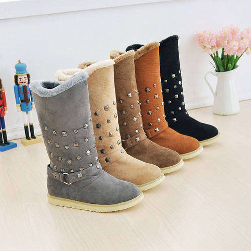 Decorated Snow Boots Grey, Black, Tan, Brown and Camel ( Size 2 - 6 )