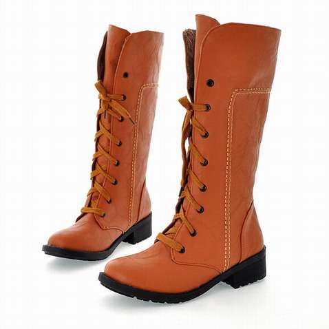 !!!NEW!!! Lace-Up Casual Winter Boots in Tan (Size 2 - 6)