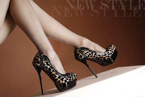 !!!NEW!!! Designer 14cm High Stiletto Platforms in Leopard Print ( Size 2 - 6 )
