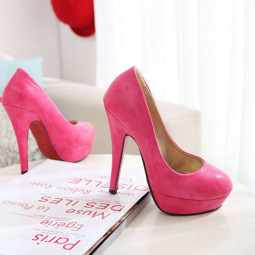 !!! NEW !!! Snakeskin Pumps in Pink (Size 2 - 6)