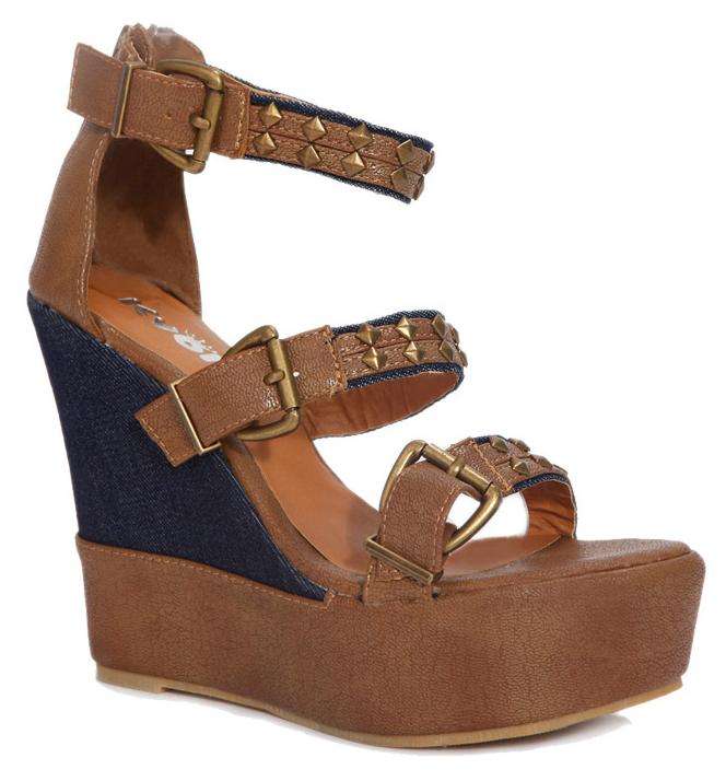 !!NEW!! 2011 Spring Fashion Designer Wedges in Brown (2.5 - 6)