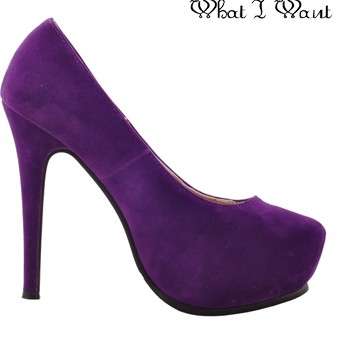 !!!NEW!!! The PURPLE SUEDE Pump ( Size 2.5 - 6 )