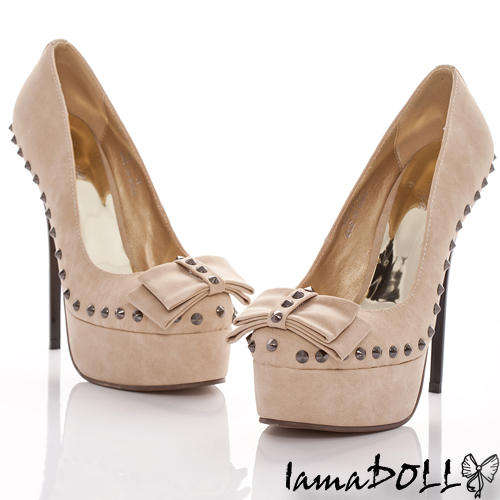 !!!NEW!!! 12 cm Kitten Heels in Suede, Camel ( Size 2.5 - 6 )