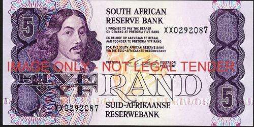 CL Stals First Issue Five Rand Replacement XX unc condition