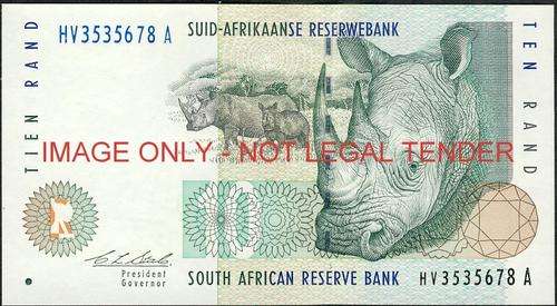 CL Stals Second Issue Ten Rand Prefix HV unc condition