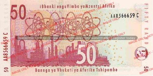 TT Mboweni second issue Fifty Rand AA unc condition