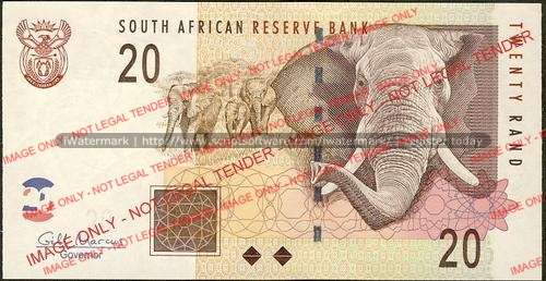 Gill Markus First Issue Twenty Rand Prefix AA unc condition