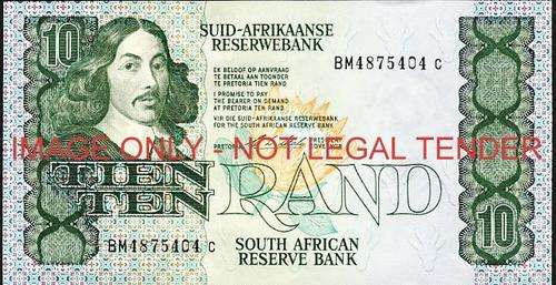 CL Stals First Issue Ten Rand Prefix BM unc condition