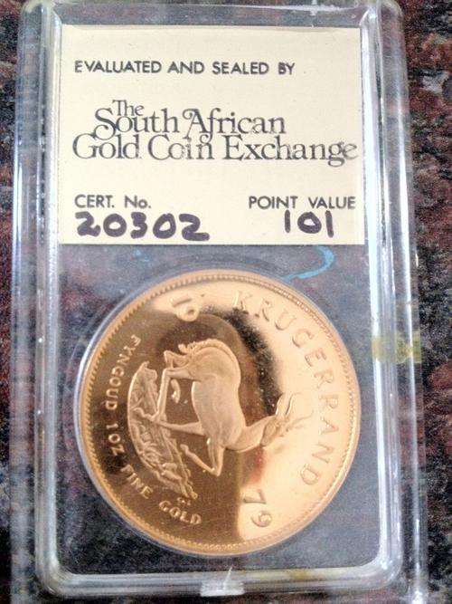 1979 Proof Krugerrand Slabbed ## NO RESERVE  R1 ##