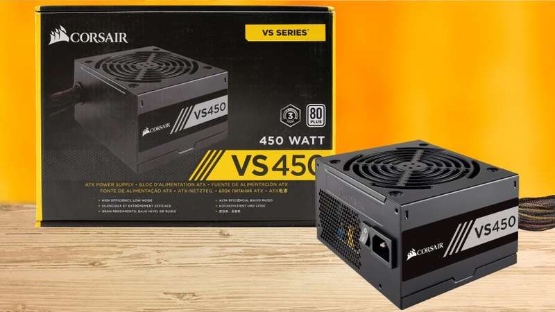 Corsair VS Series VS450 80 Plus White Certified 450W ATX Power Supply