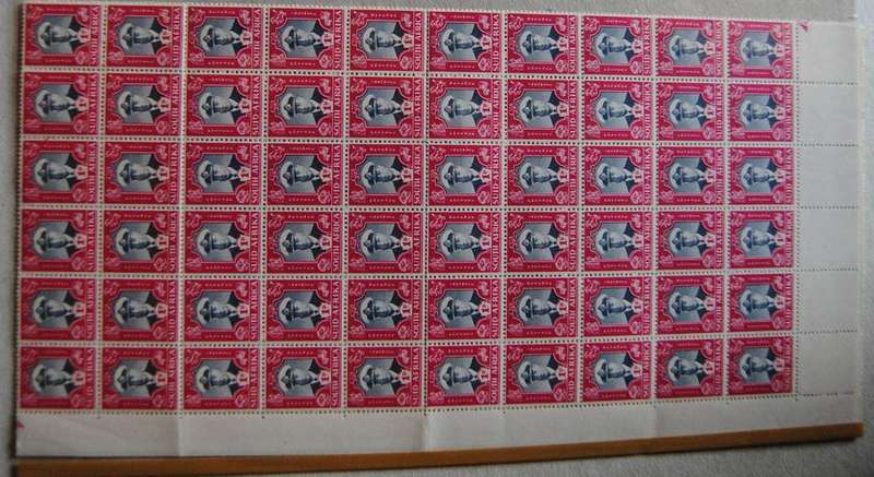 11X SLEEVES WITH SOUTH AFRICA MINT SHEETS...Please see pics...