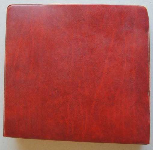 OLD COINS & BANK NOTES IN RED ALBUM...Please see pics...