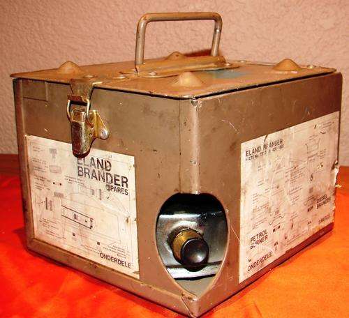 Eland Diesel Burner (Primus)-Suspect it was mounted on Military Vehicle