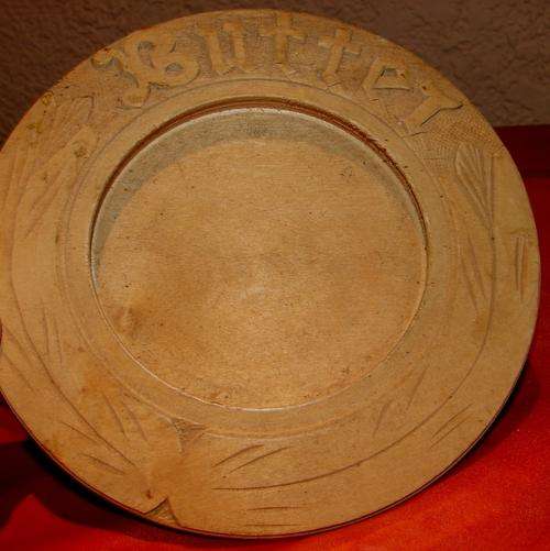 Vintage Wooden Butter Mold-Dia. 16 cm