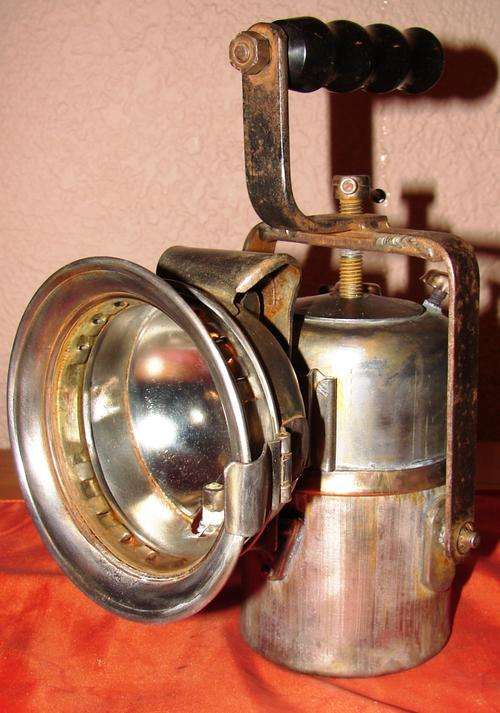 Vintage Carbide Mining/railway lamp-Complete