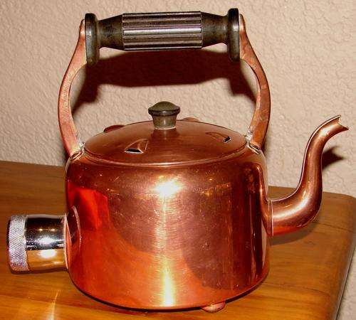 Stunning Swan Bran Copper Electrical Kettle-Bul Pitt & Sons-England