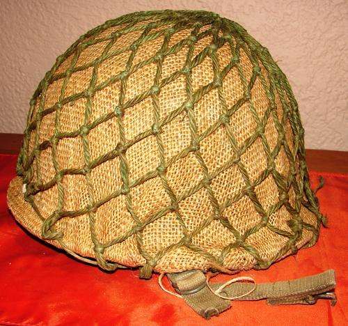 Army hard Hat with inner and strap-Good condition