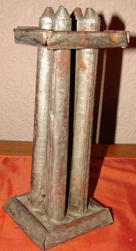 Antique four metal Candle Stick Mould