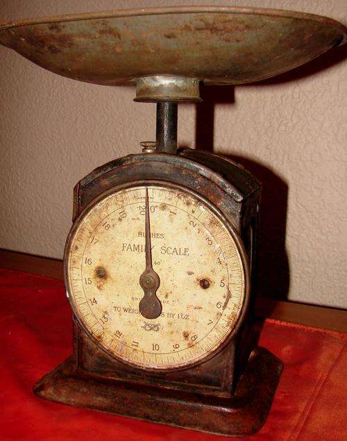 Very old Salter Hughes Family Scale No 48-wegh 20lb by 1oz-working condition