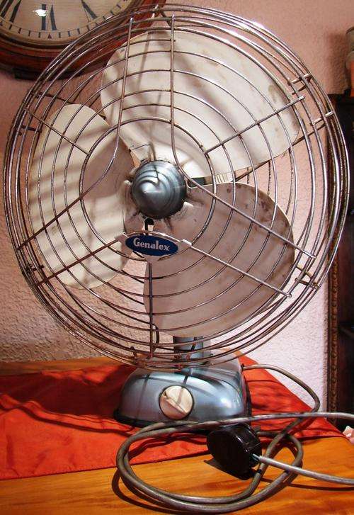 Vintage 1940-50`s Genalex Electric Fan-55watt/1300rpm-working order