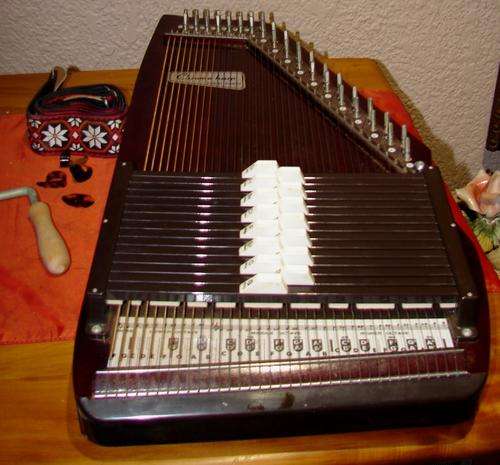Vintage Chroma Harp-Tokai Gakki-complete with shoulder strap, adjustment tool and picks