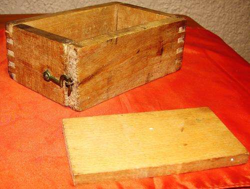 Vintage wooden folding up butter mould-good condition