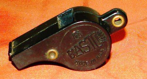 Vintage Basto Bakelite Whistle-Made in USA-working order