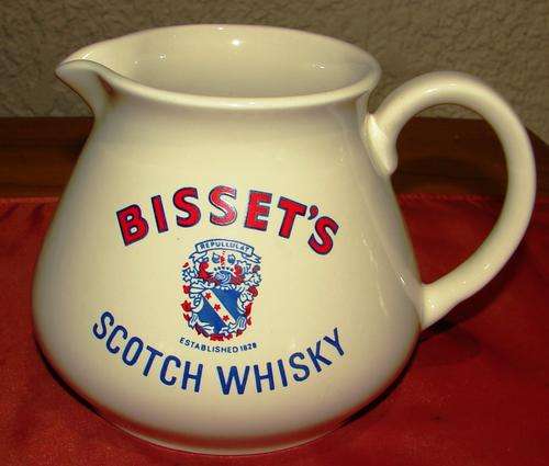 Wade England Bisset`s Scotch Whiskey Decanter/Jug-H 11 cm, Middle Width 12 cm