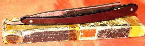 Vintage Kropp Cut Throat Raizor bakelite handle in original holder-Sheffield England