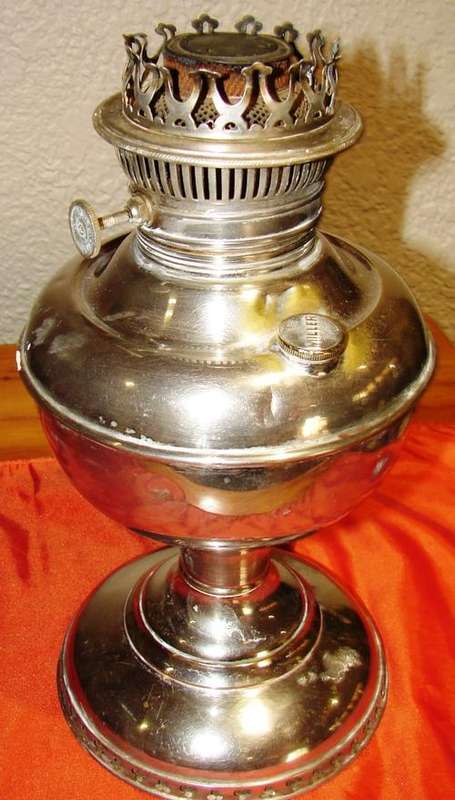 Antique Miller`s Vestal Kerosene lamp-made in USA-without glass