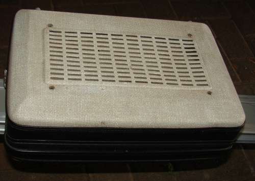 1960`s battery operated portable  Philips record player-(France)-Plays 7 singels, LP`s 33/78-working