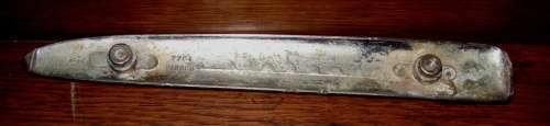 Vintage  Chrome Commodore emblem for  car-Lenght 25 cm