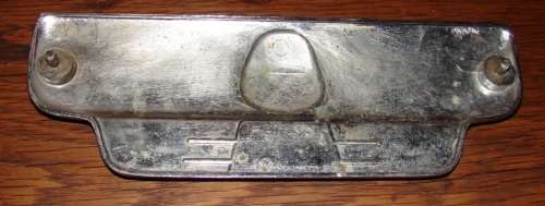 Vintage  Chrome  emblem for Hudson car-Lenght 20 cm, w 6.5 cm