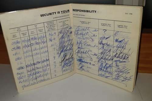 Old SADF Military Pass Book in good condition-1980`s
