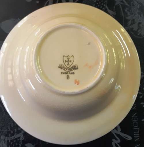 Beautiful Bovey Pottery England Baby Plate-D 17 cm H 3 cm