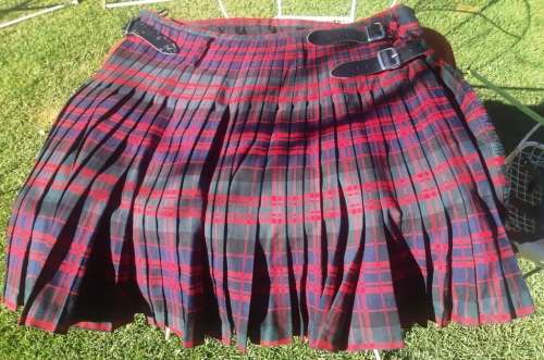 Vintage Transvaal Scotties 2nd Battalion `The Kilt`- Scottish Kilt-Size 48-in very good condition