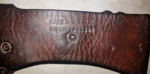 Vintage Puma White Hunter 6399 hunting knive/original leather sheath DBGM 1865840-W Germany