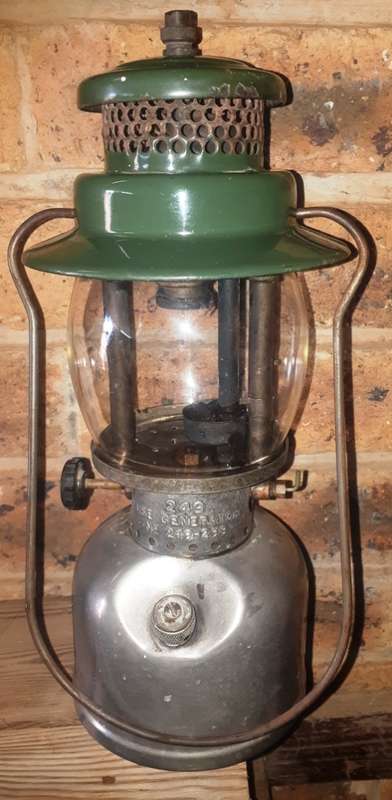 Coleman 249 Canada 5/1960-The Sunshine of the night lantern-complete but not tested-good condition