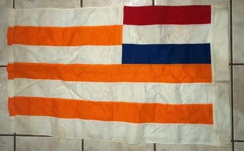 Vierkleur Oranje Vrystaat Vlag/Flag of the Orange Free State-1857-1902-material 92 cm x 56 cm