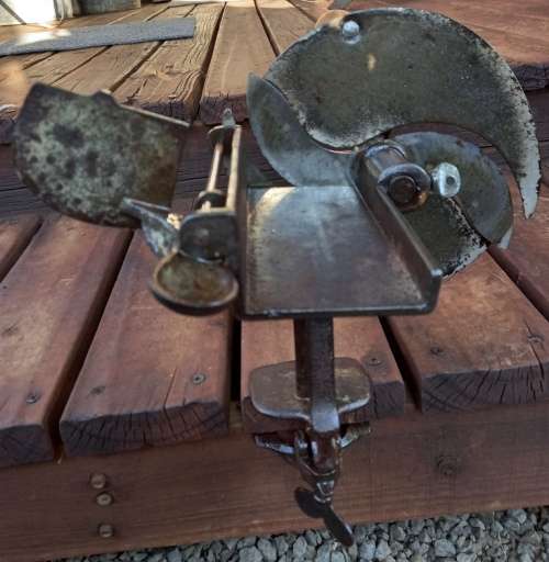Antique early 1900`s Sterling Meat Cutter - Complete and in working order