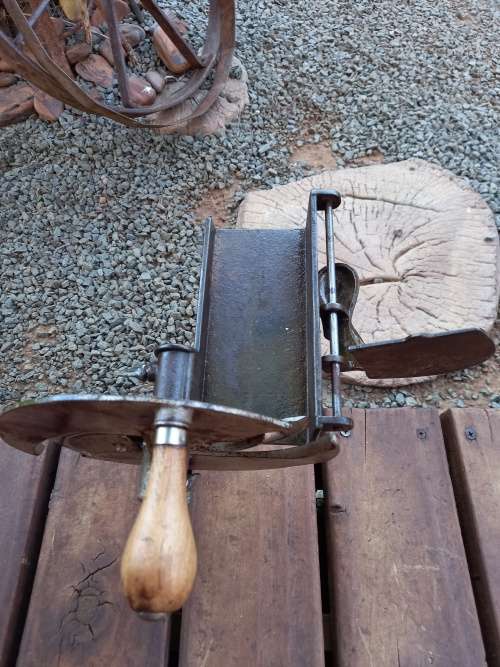 Antique early 1900`s Sterling Meat Cutter - Complete and in working order