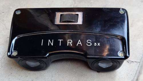 Vintage Intras Coated 3 x Binocular-opera viewing glasses J-B 142  J-E10 Japan-in working order