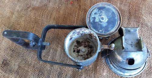 Antique SARS stamped Carbide Railway Lamp-free shipping