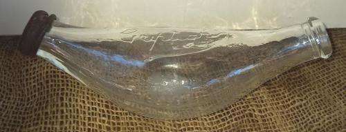 Antique Feeder `Griplight` measures 16 teaspoons Glass Baby Bottle