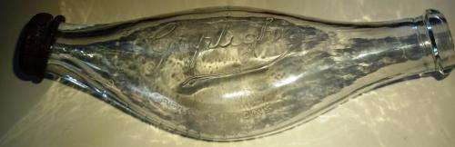 Antique Feeder `Griplight` measures 16 teaspoons Glass Baby Bottle