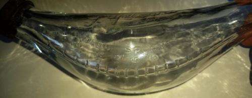 Antique Feeder `Griplight` measures 16 teaspoons Glass Baby Bottle