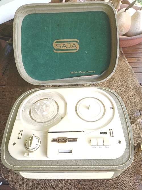 Vintage SAJA M40 Standard made in West Germany Reel-Reel Tape Recorder-bakelite from 1950`s-working