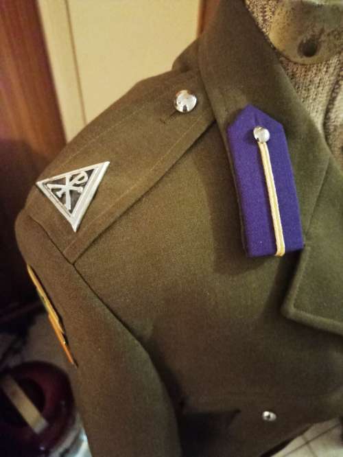 Authentic SA  Chaplin`s` Tunic from the 70`s in very good condition with insignia