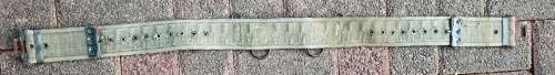 Old Rhodesian Combat web belt  - L 102 cm, W 6 cm