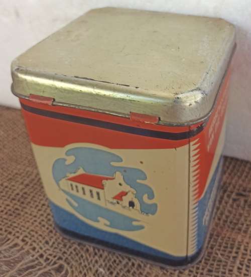 Vintage `Herdenking van die Gelofte-Petermaritzburg Des 1955` 1 Lb. Nett Koffie Blik
